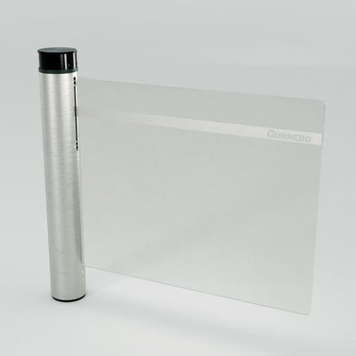 Stahl-Gartentor - GLASSTILE S DETECT - GUNNEBO ENTRANCE CONTROL - Glas / Stahlrahmen