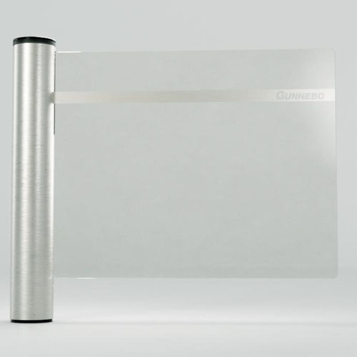 Stahl-Gartentor - GLASSTILE S - GUNNEBO ENTRANCE CONTROL - Glas / Stahlrahmen