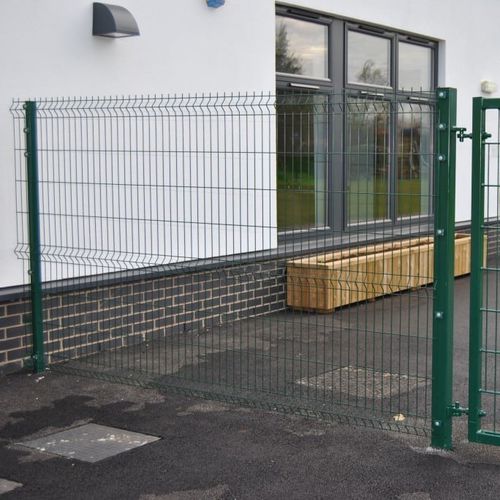 Zaun / geschweißter Maschendraht - JUPITER - HERAS - Garten / Stahl / verstärkt gesichert