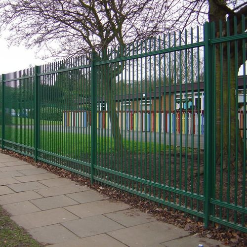 Zaun mit Stangen - TR150/250 - HERAS - Garten / galvanisiertem Stahl / verstärkt gesichert