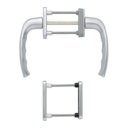 Drehkipp-Fenster-Griff - NEW YORK - HOPPE - Aluminium / modern / mit integriertem Schloss