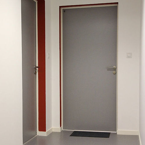 Tür für Innenbereich - ISACLUB 39 - HUET - Buche / Kiefer / Stahl