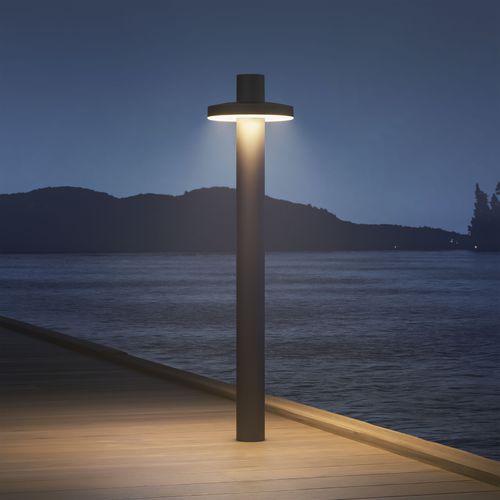 Leuchtpoller für Garten - DISC - ING. CASTALDI ILLUMINAZIONE - modern / Metall / LED