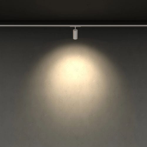 LED-Schienenleuchte - EIDOS D90 - ING. CASTALDI ILLUMINAZIONE - rund / Aluminium / für Gewerbegebrauch