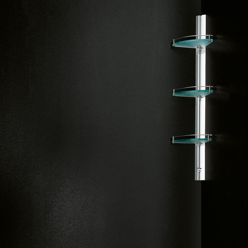 Regal mit Seifenhalter - AMICO - VISMARAVETRO - wandmontiert / modern / anodisiertes Aluminium