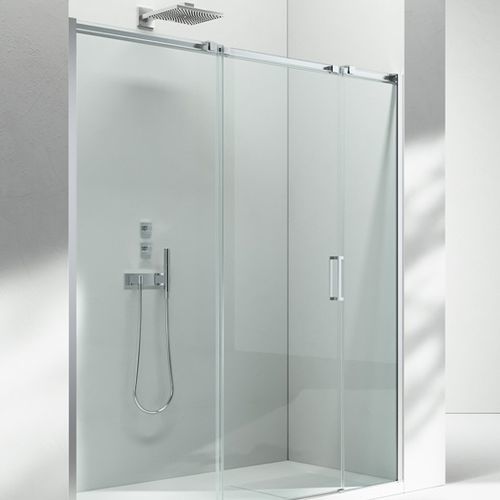Glas-Duschkabine - GLISS : D3 - VISMARAVETRO - Aluminiumguss / mit Schiebetür / für Nischen