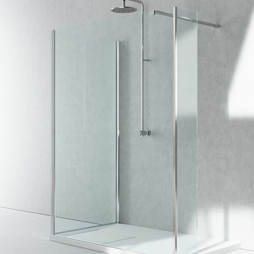 Glas-Duschkabine - SK-IN : S2+SK+SZ - VISMARAVETRO - Aluminium / stationär / rechteckig