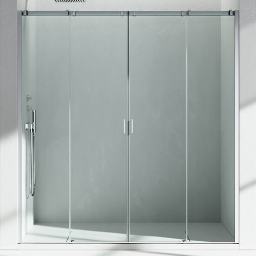 Glas-Duschkabine - SERIE 8000 : C4 - VISMARAVETRO - mit Schiebetür / für Nischen / für Privatgebrauch