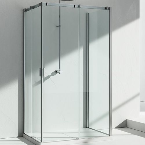 Glas-Duschkabine - SERIE 8000 : CA+CA+CG  - VISMARAVETRO - mit Schiebetür / rechteckig / für Privatgebrauch