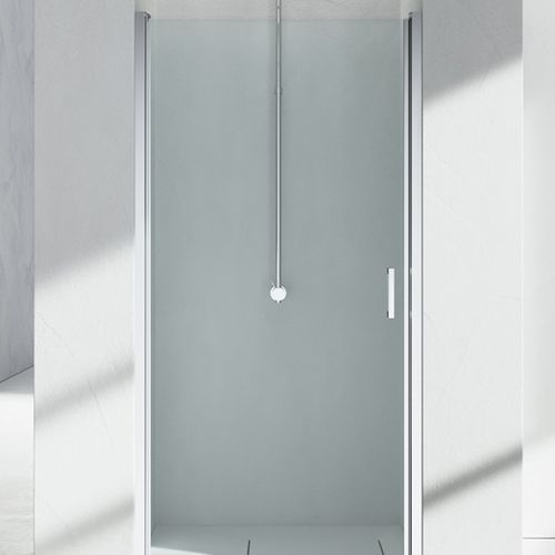 Glas-Duschkabine - LINEA: LN - VISMARAVETRO - mit Pendeltür / für Nischen / Transparentglas