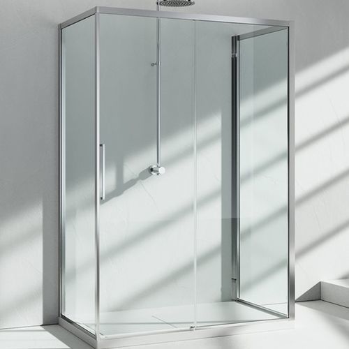 Glas-Duschkabine - SERIE 7000 : ZG+ZQ+ZF - VISMARAVETRO - mit Schiebetür / rechteckig / für Privatgebrauch