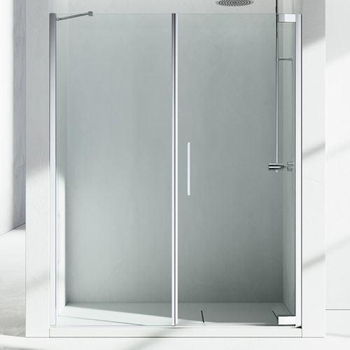 Glas-Duschkabine - FLARE 2.0 : F2 - VISMARAVETRO - mit Flügeltür / für Nischen / Transparentglas