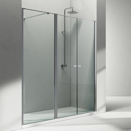 Glas-Duschkabine - K3 - VISMARAVETRO - Aluminium / mit Flügeltür / stationär