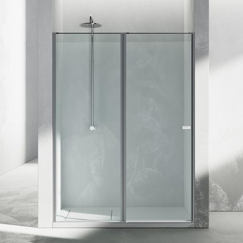 Glas-Duschkabine - KZ - VISMARAVETRO - Aluminium / mit Pendeltür / stationär