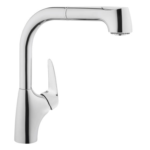 Aufsatz-Einhebelmischer - A42151EXP - VitrA - aus verchromtem Metall / für Küche / 1-Loch