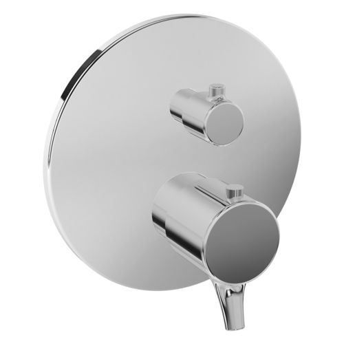 Einhebelmischer für Dusche - A42272EXP | A42275EXP - VitrA - wandmontiert / thermostatisch / aus verchromtem Metall