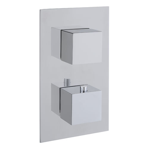 Einhebelmischer für Dusche - A47163EXP - VitrA - wandmontiert / thermostatisch / aus verchromtem Metall