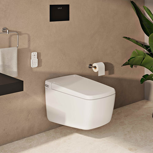 Smartes WC - V-CARE PRIME SMART - VitrA - wandhängend / Keramik / nicht angegeben