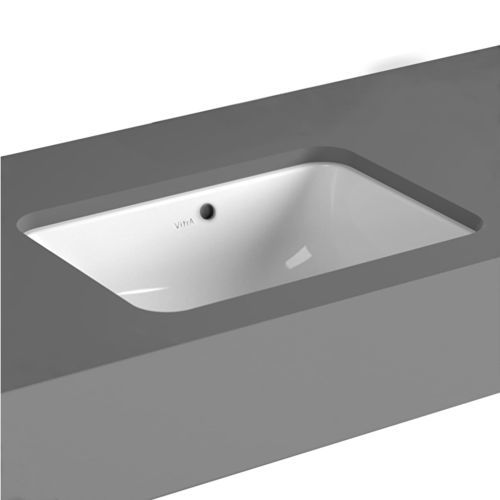 Unterbauwaschbecken - S20  - VitrA - Keramik / mit integrierter Waschtischplatte / rechteckig