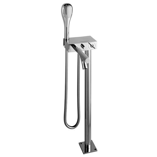 Einhebelmischer für Badewanne - İSTANBUL JOY - VitrA - bodenstehend / mechanisch / verchromter Messing