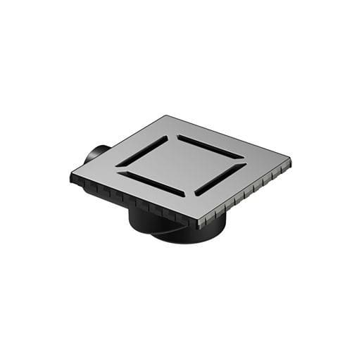Edelstahl-Duschablaufrinne - SQUARE SC100 - VitrA - Chrom / individuell gestaltbar
