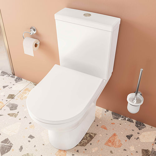 Freistehendes WC - INTEGRA  - VitrA - Keramik / für Privatgebrauch / rund