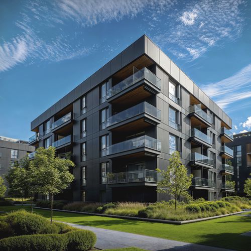 Paneel-Fassadenverkleidung - HARDIEPANEL® - James Hardie - France - Faserzement / nachhaltig / glatt