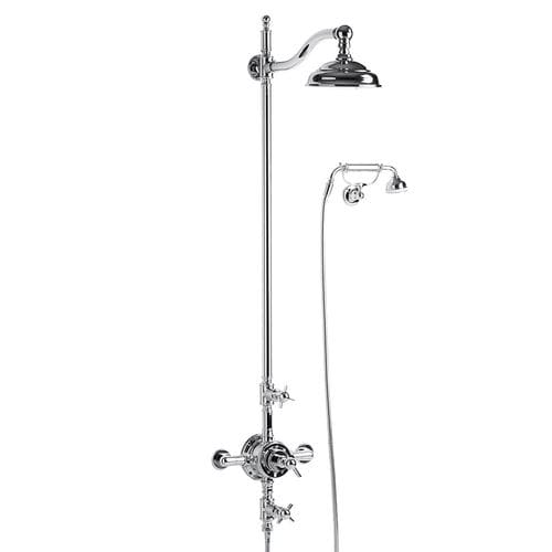 Wandmontiertes Duschsystem - HERITAGE - VOLEVATCH - modern / für Gewerbegebrauch / mit Handbrause