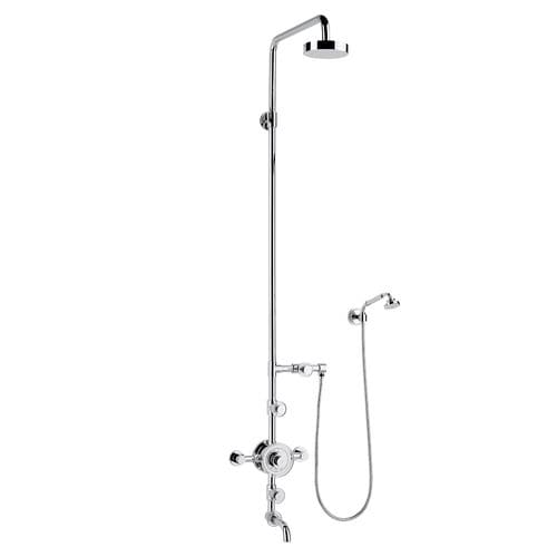 Wandmontiertes Duschsystem - GH/X2-X2 SERIES - VOLEVATCH - modern / für Gewerbegebrauch / mit Handbrause