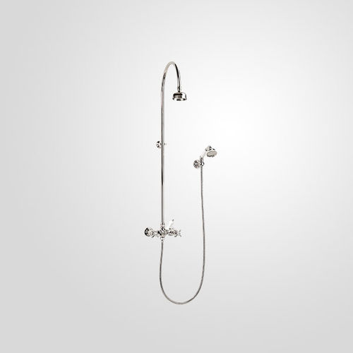 Wandmontiertes Duschsystem - B/02-H2-9A - VOLEVATCH - modern / für Gewerbegebrauch / mit Handbrause