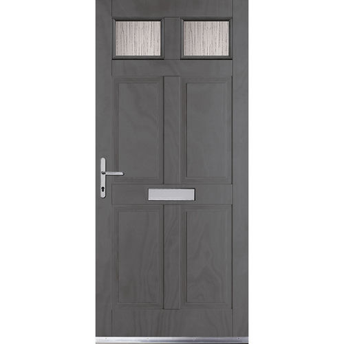 Eingangstür - INSULUX : BARRINGTON - JELD-WEN - Aluminium / Verbundwerkstoff / einflügelig