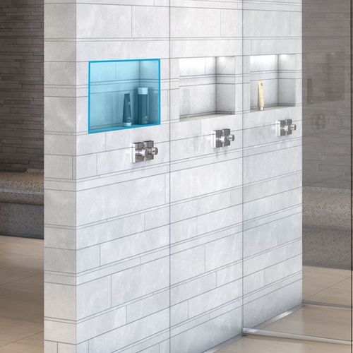 Polystyrol-Bauplatte - SANWELL NICHES - wedi GmbH - Wand / für Bad / für Möbel