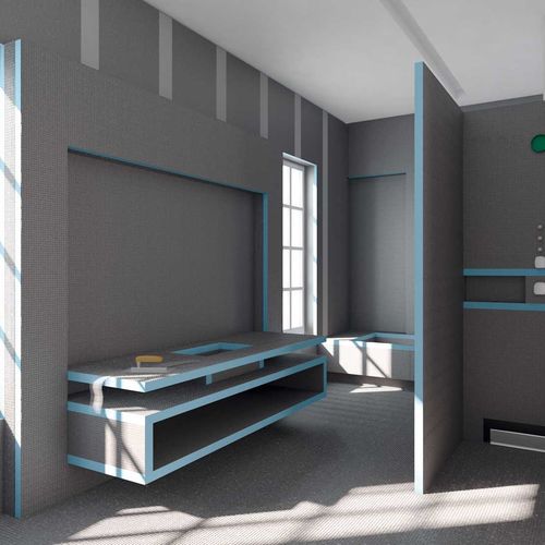 Zementbauplatte - STANDARD - wedi GmbH - Glasfaser / Polystyrol / Schaumstoff