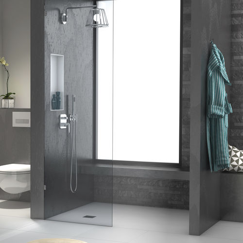 Mineralwerkstoff-Bodenbelag - Fundo Top Plano - wedi GmbH - für den Innenraum / für Badezimmer / für Wohnhaus