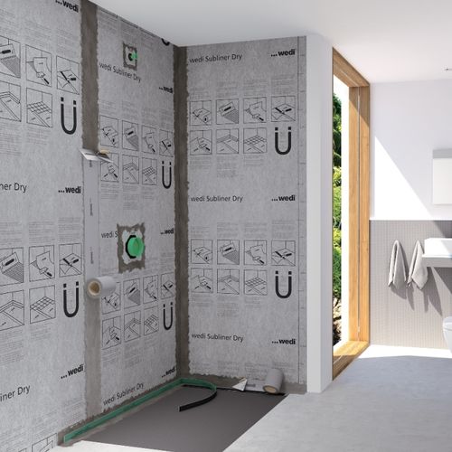 Sicherheits-Abdichtungsbahn - 095110371 - wedi GmbH - für Wand / für Duschen / für Bad