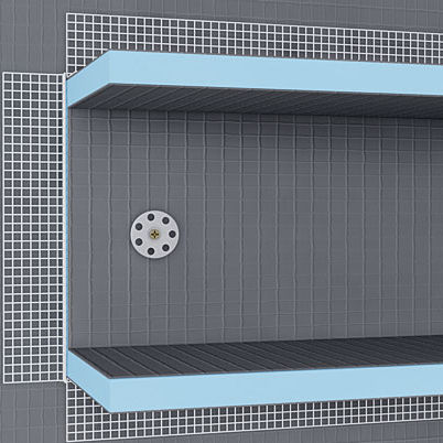 Stahl-Befestigungssystem - DOWEL - wedi GmbH - Edelstahl / galvanisiertem Stahl / Metall