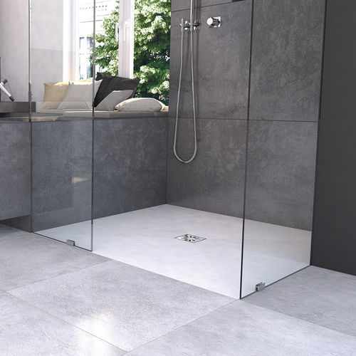 Mineralwerkstoff-Bodenbelag - Fundo Top Integro - wedi GmbH - für den Innenraum / für Badezimmer / für Wohnhaus