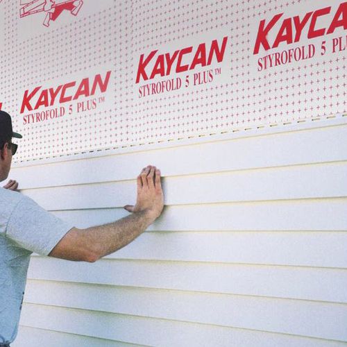 EPS-Dampfsperre - STYROFOLD 5 PLUS - KAYCAN - Mauer