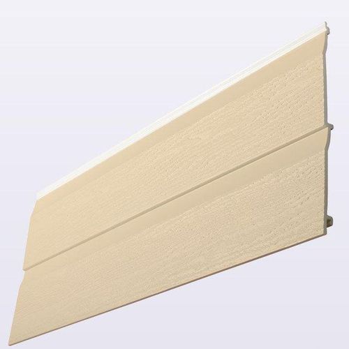 Fassadenverkleidung aus Lamellen - DCE/300 - KESTREL / BCE - PVC / texturiert / Holzoptik
