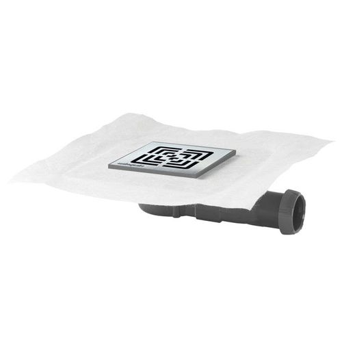 Duschabfluss / gebürsteter Edelstahl - SLIM : 30722011 - WIRQUIN