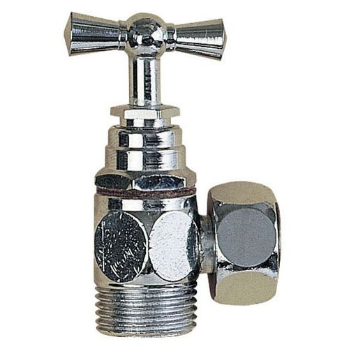 Wandmontiertes Absperrventil - R21 - WIRQUIN - verchromter Messing / für den Innenraum / 1-Loch