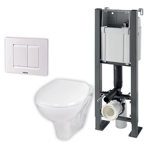 Installationselement für Wandtoiletten - COMPACT : 55721108 - WIRQUIN - mit Spülkasten