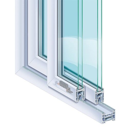 Schiebetürsystem - PREMILINE - KÖMMERLING - Glastüren