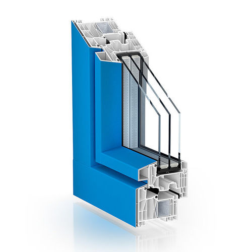 Aluminium-Fensterprofil - 88 ALUCLIP PRO - KÖMMERLING - PVC / PVC-U / isolierend