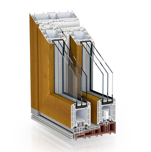 Tür zur Außenaufstellung - PREMIDOOR 88 - KÖMMERLING - Glas / PVC / Schiebe
