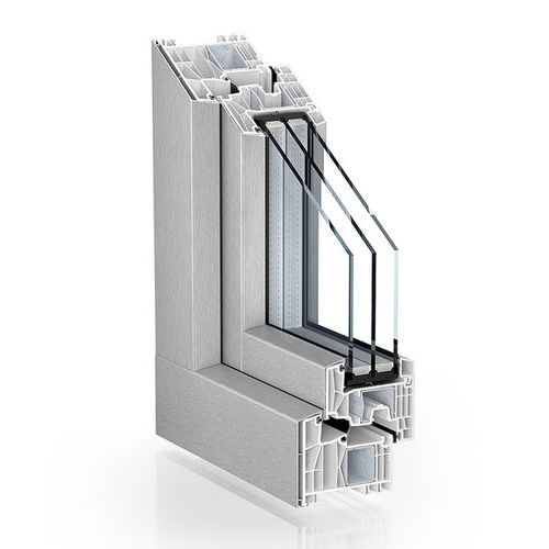 Aluminium-Fensterprofil - 88 ALUCLIP - KÖMMERLING - PVC / wärmeisoliert