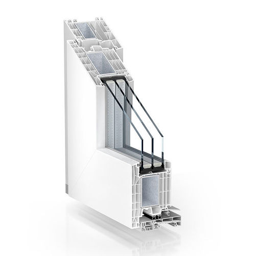 PVC-Türprofil - 88 OUTWARD OPENING - KÖMMERLING - PVC-U / isolierend