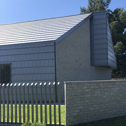 Ziegeloptik-Dachplatte - VERTICALROOF - Cerámica La Escandella - dämmend / farbig