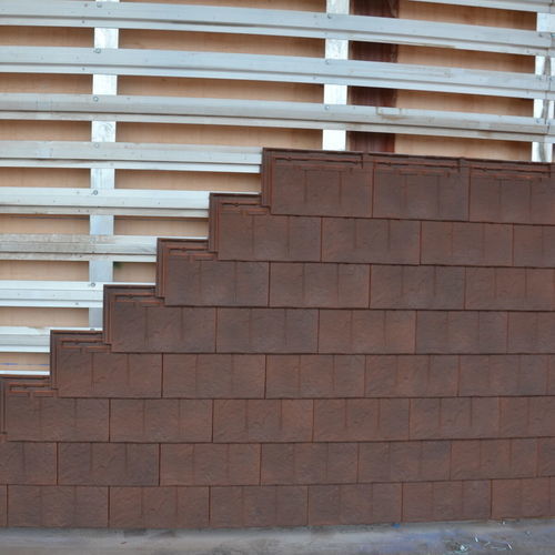 Hinterlüftete Fassade / Keramik - Cerámica La Escandella - mit Befestigungselementen / dauerhaft / isolierend
