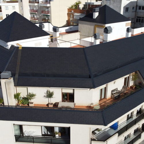 Flachdachziegel - H-SELECTION VISUM3 - Cerámica La Escandella - Keramik / Kleinformat / rot